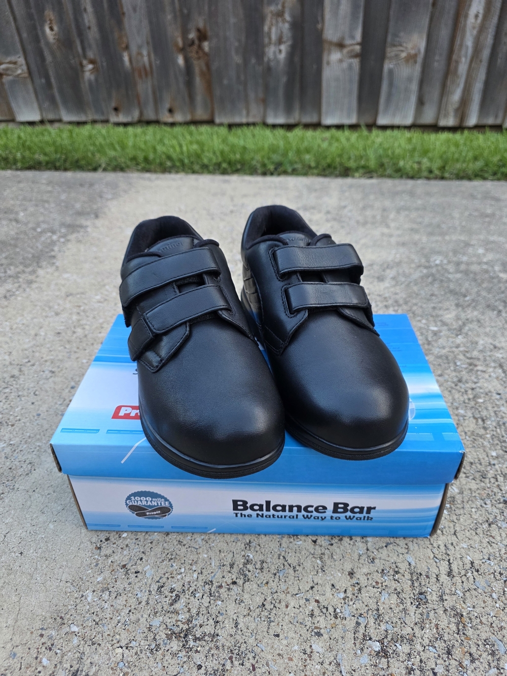 P.W. Minor Women's Black Velcro Shoe